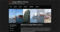 Desktop Screenshot of dragonmarineservice.com